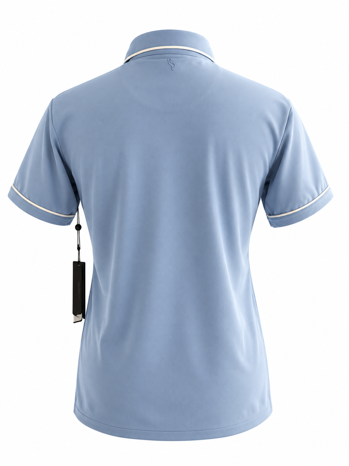A. Putnam Timeless Short Sleeve Polo - Charleston Blue