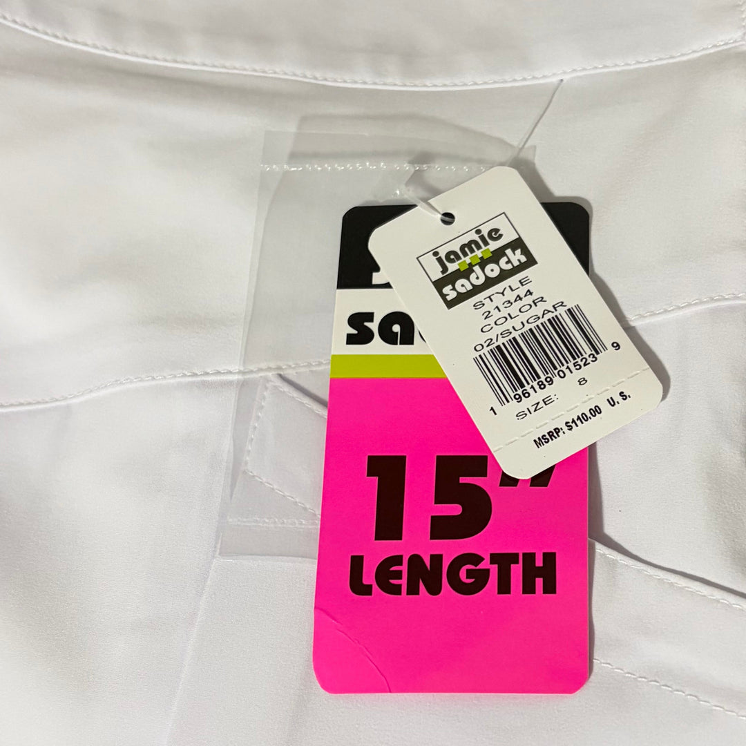 Jamie Sadock Women's Golf Skort Airwear 15" Sugar Size 8 (FINAL SALE ITEM)