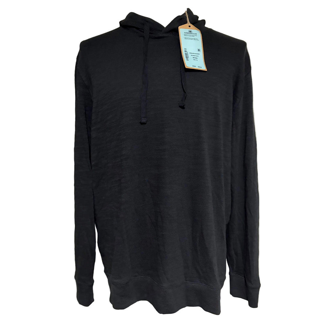 Faherty Sunwashed Slub Hoodie - Ridge Black - X-Large - Skorzie