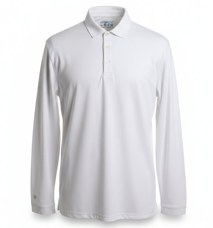 IBKUL L/S Polo - White - X-Large - Skorzie