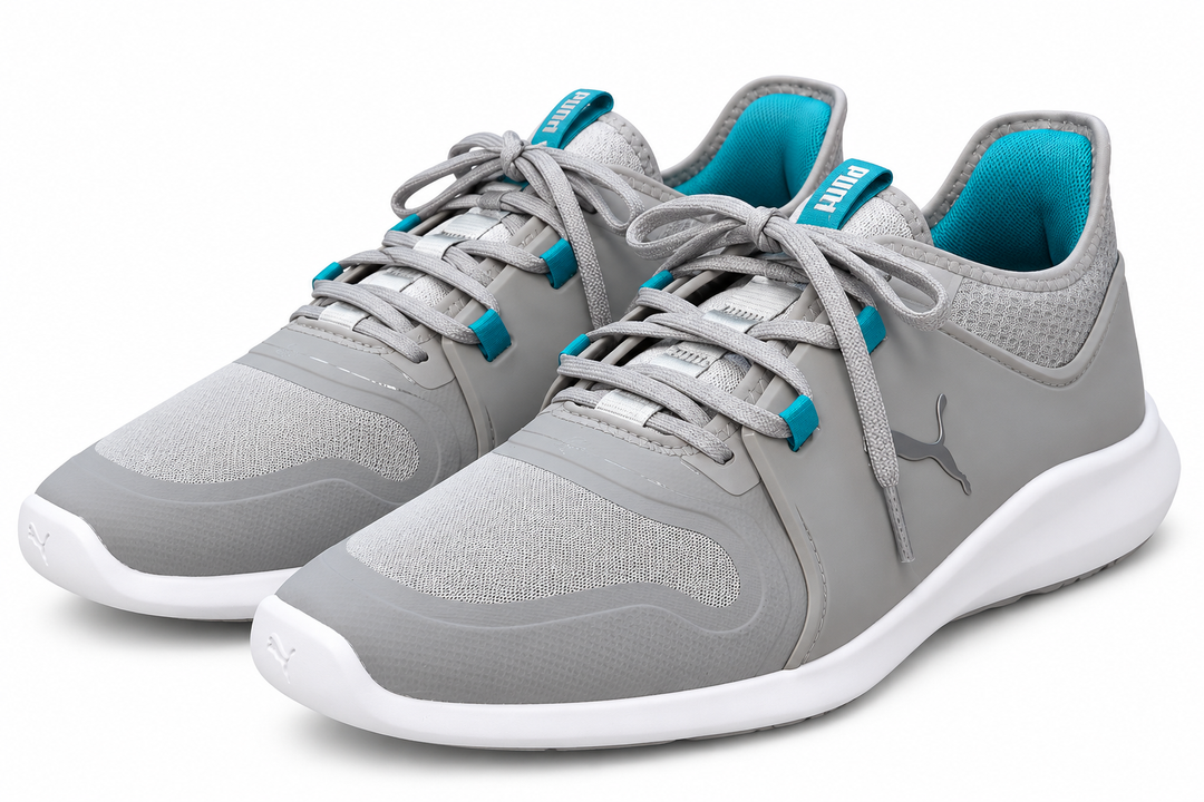 Puma Ladies Ignite Fasten8 Golf Shoes - Size 11 - Silver/Blue