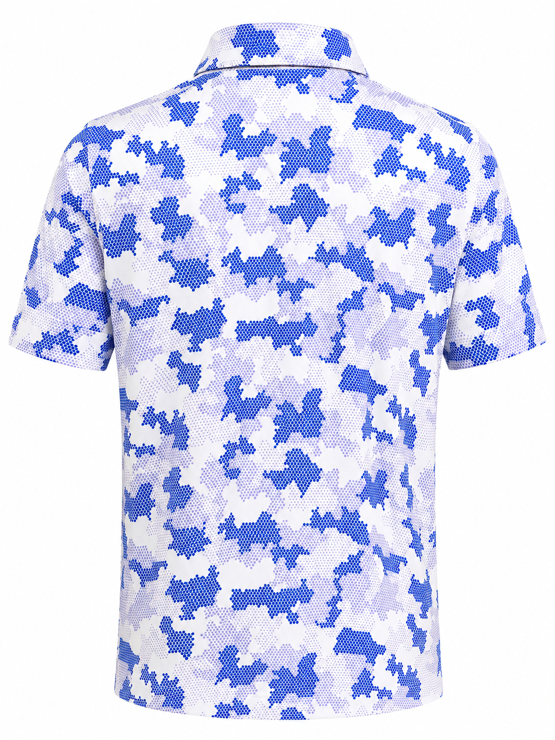 Bobby Jones Performance Camo Print Jersey Polo - Lavender - Large