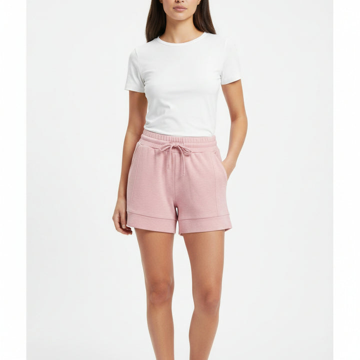 Varley Women's Shorts Atrium High-Rise 4.5" Rose Marl Size XS