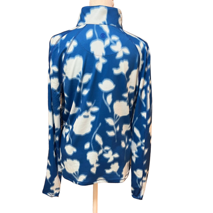 G/FORE Tech Jersey Pullover - Blue Floral - Skorzie