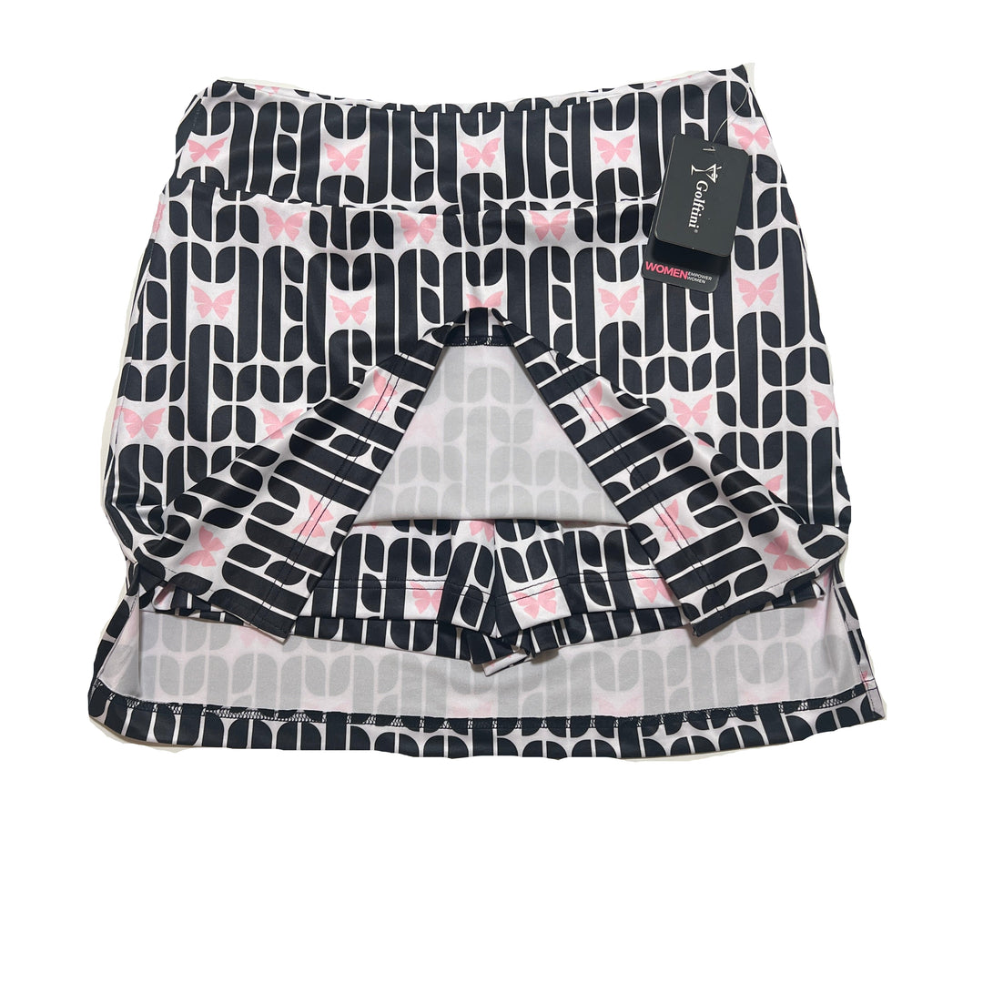 Golftini Sisterhood Skort (17.5") - Black/Pink - Small