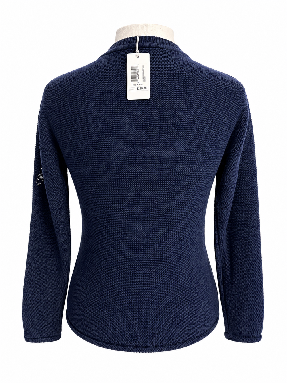 Johnnie-O West Coast Pullover Sweater (w/Logo) - Navy - Small - Skorzie