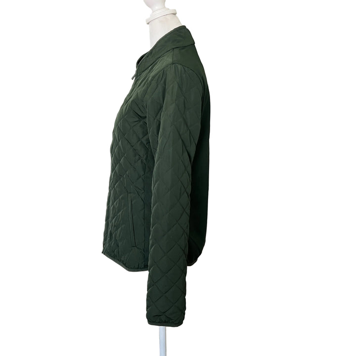 Swing Control Quilted/Rib Jacket - Olive - Small - Skorzie