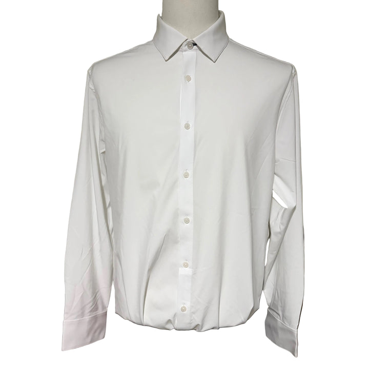 Mizzen + Main Leeward L/S Dress Shirt - White - Large
