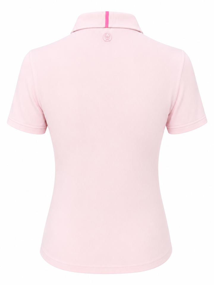 G/FORE Tech Nylon Rib Polo - Blush - Small