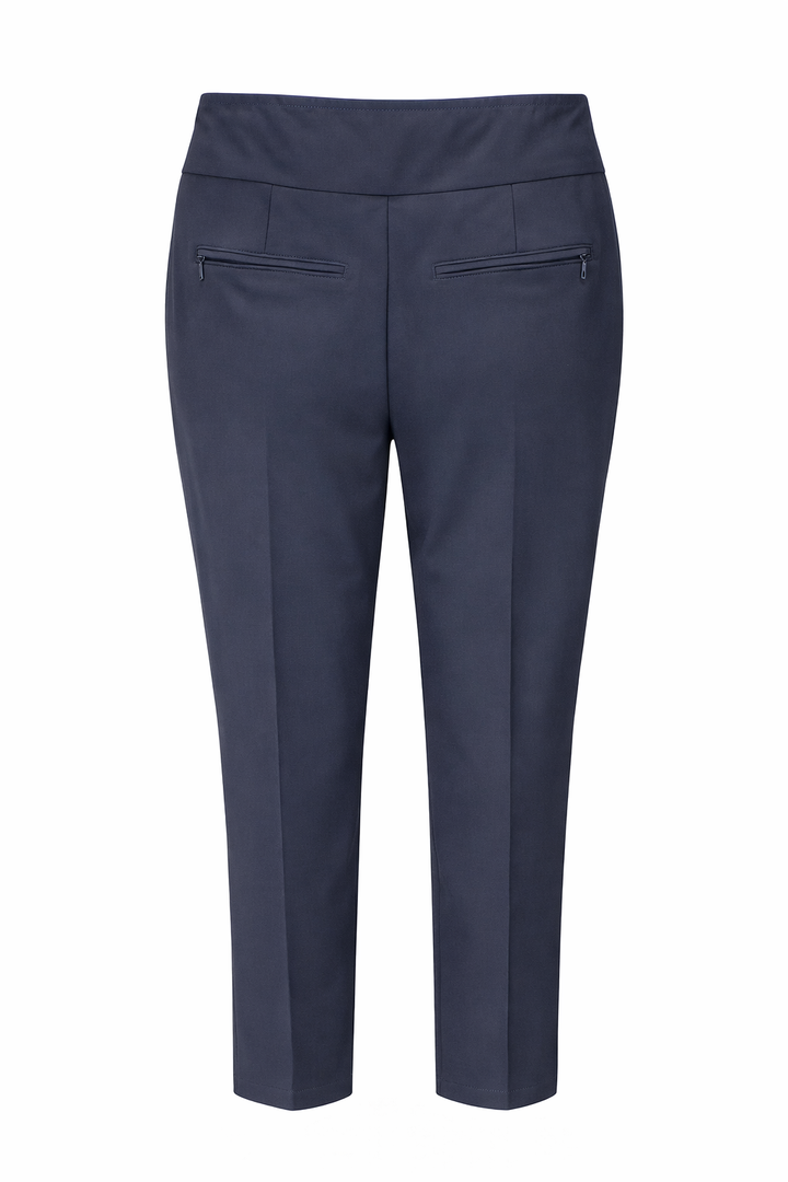 IBKUL Women's Knit Ankle Pants - Midnight - Size 6 - Skorzie