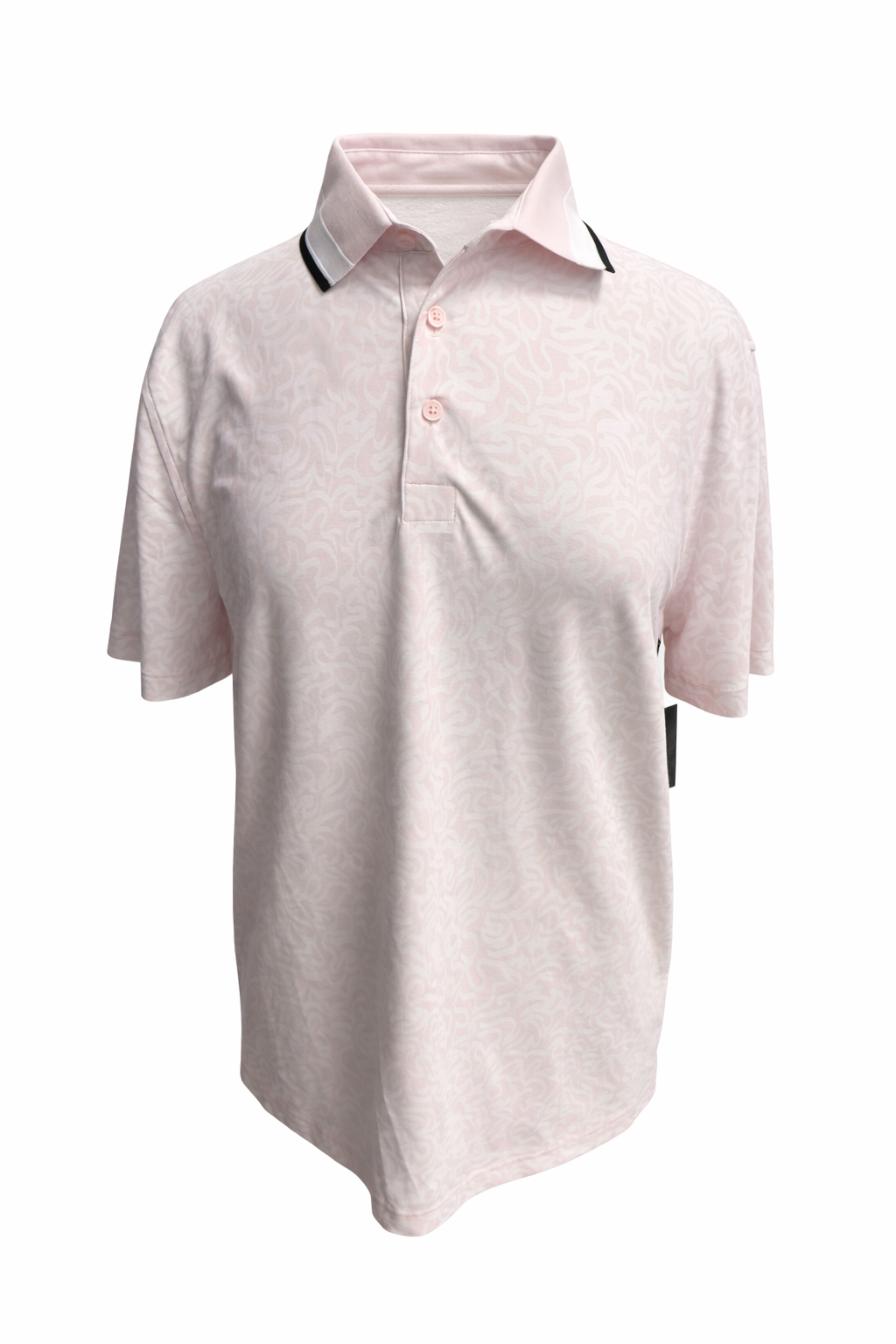 G/FORE Pink Blush Pattern Polo - Medium - Skorzie