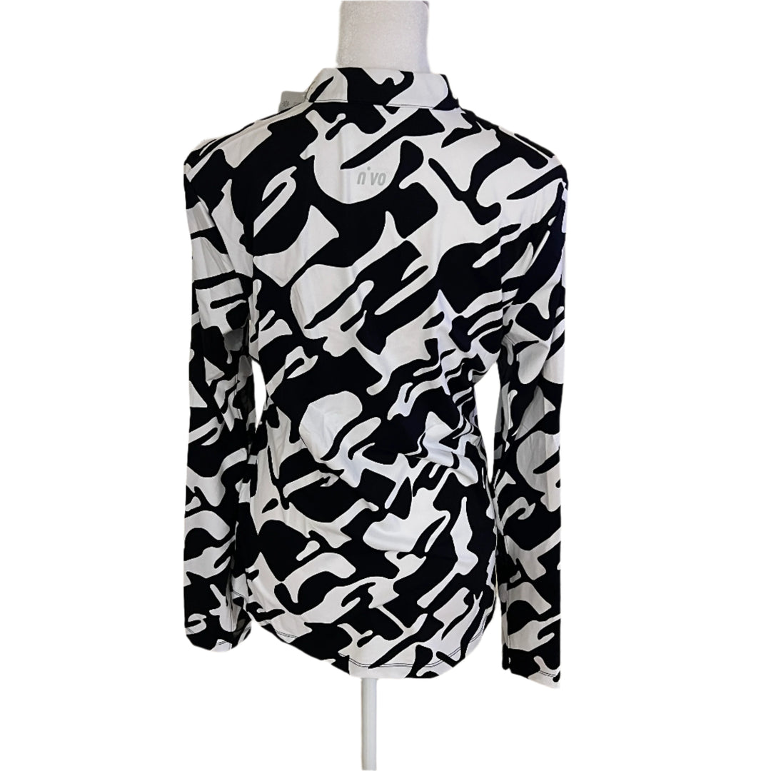 NVO Lolita Mock - Black/White Print - Small - Skorzie