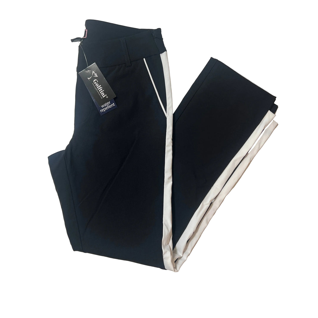 Golftini Ankle Pant (27") - Black/White - X-Small