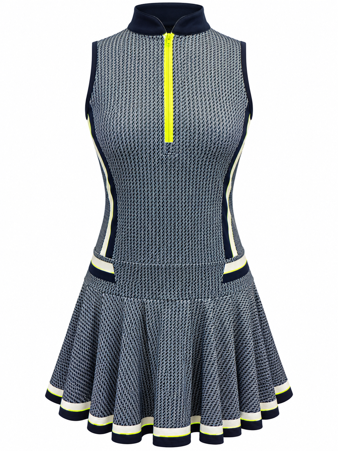 Lucky In Love Game on Chevron Dress - Midnight