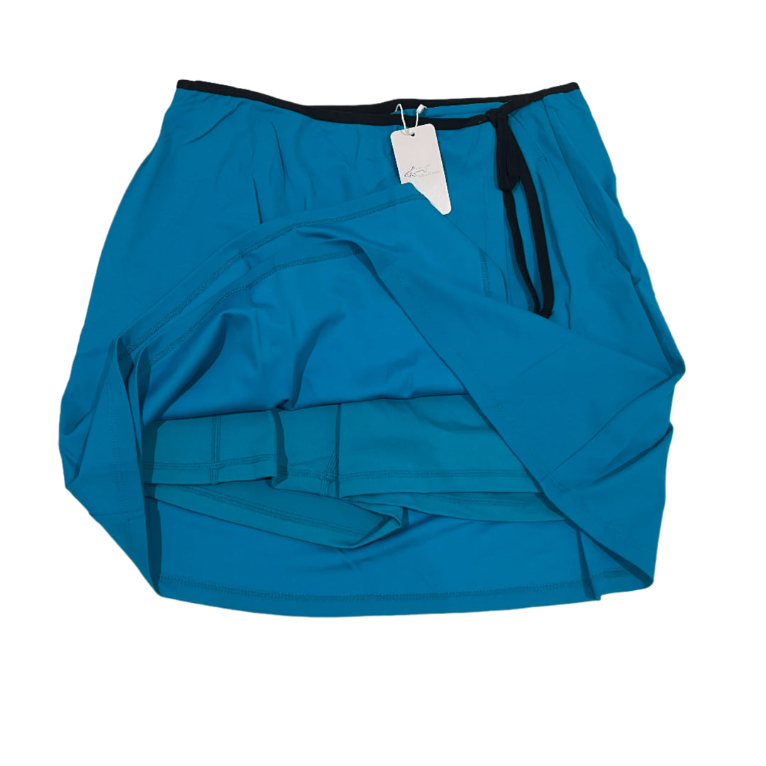 Greg Norman 17" Wrap Skort - Lagoon Blue - Medium - Skorzie