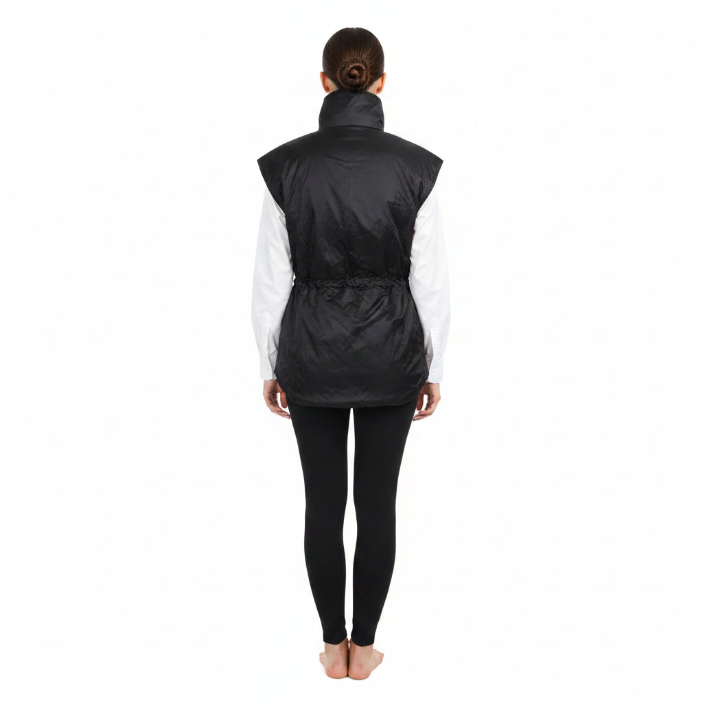 G/FORE Women's Vest Reversible Cinched Onyx Size S
