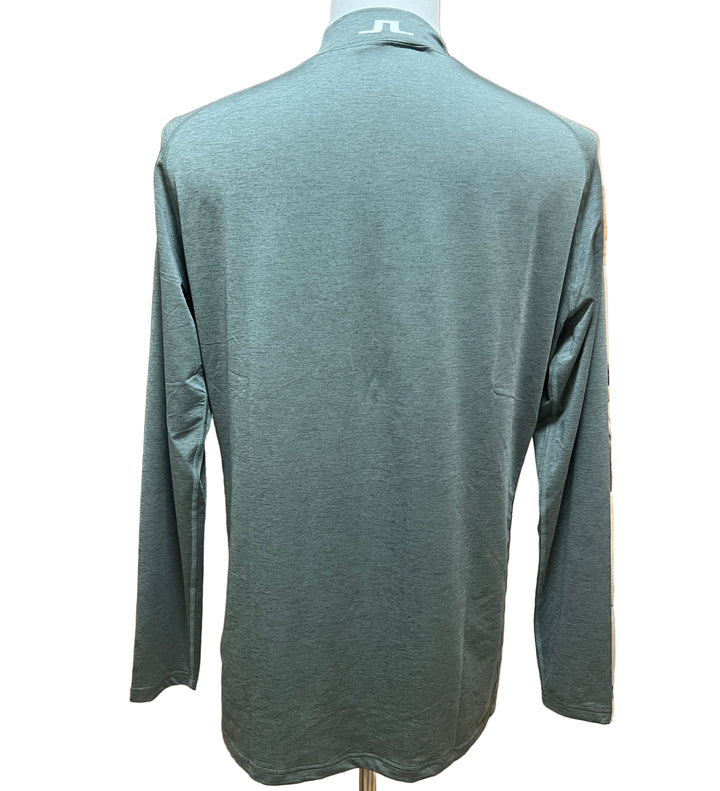 J.Lindeberg Aello Soft Compression Top - Forest Green Melange - X-Large - Skorzie