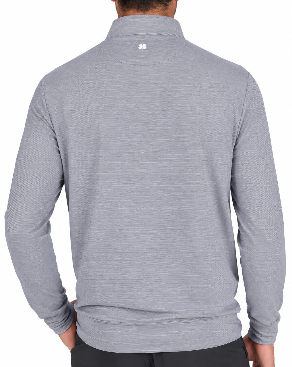Black Clover Men's Golf Quarter Zip Members Only Black Sand Size L