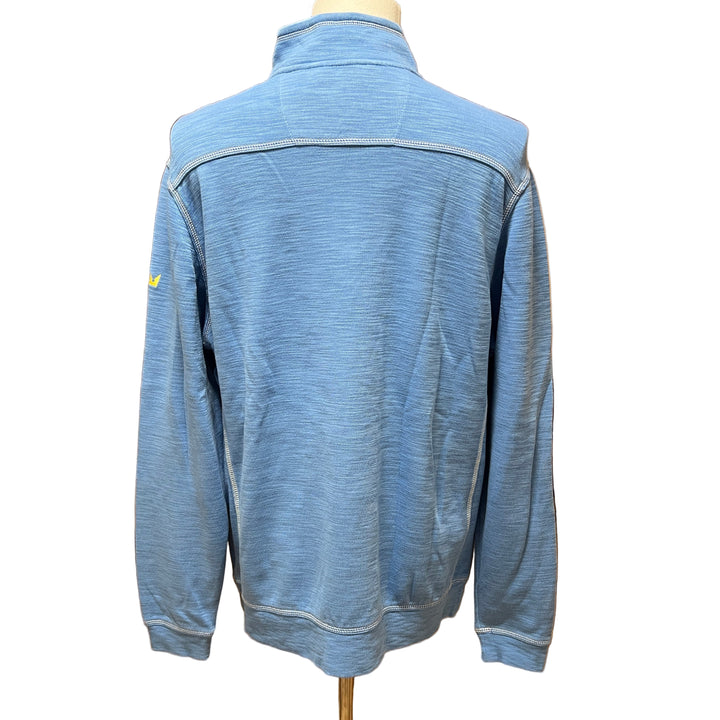 Tommy Bahama Tobago Bay 1/2 Zip (w/ logo) - Mountain Bluebell - Large - Skorzie