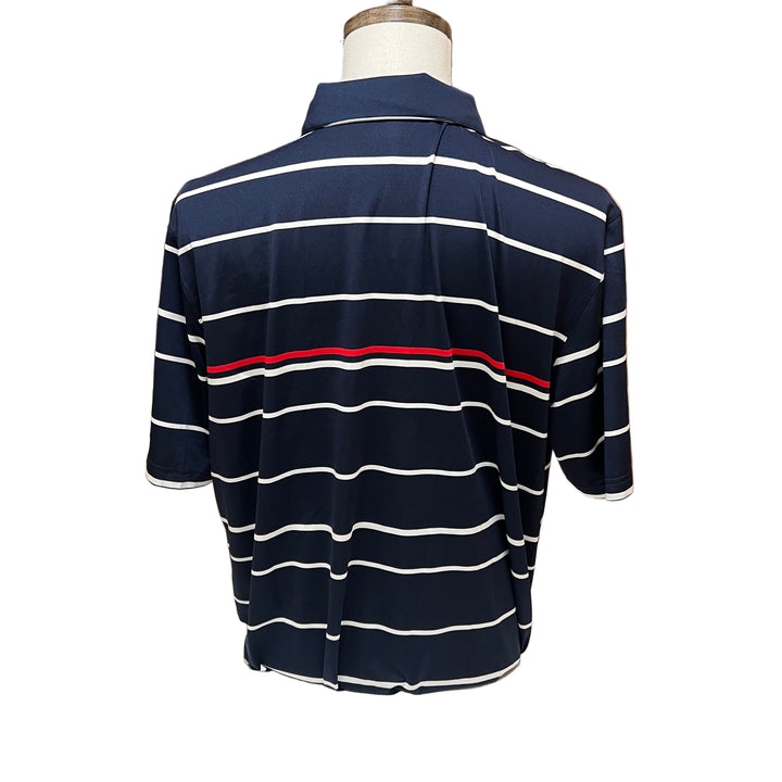 Puma Stripe Polo (w/ logo) - Navy - Skorzie