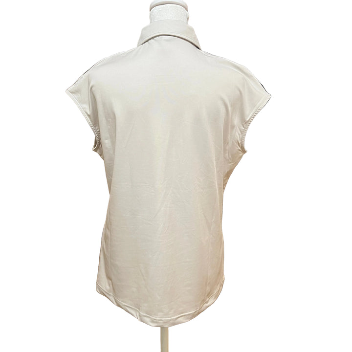 Daily Sports Rhinestone Cap Sleeve Polo - Raw - Medium - Skorzie