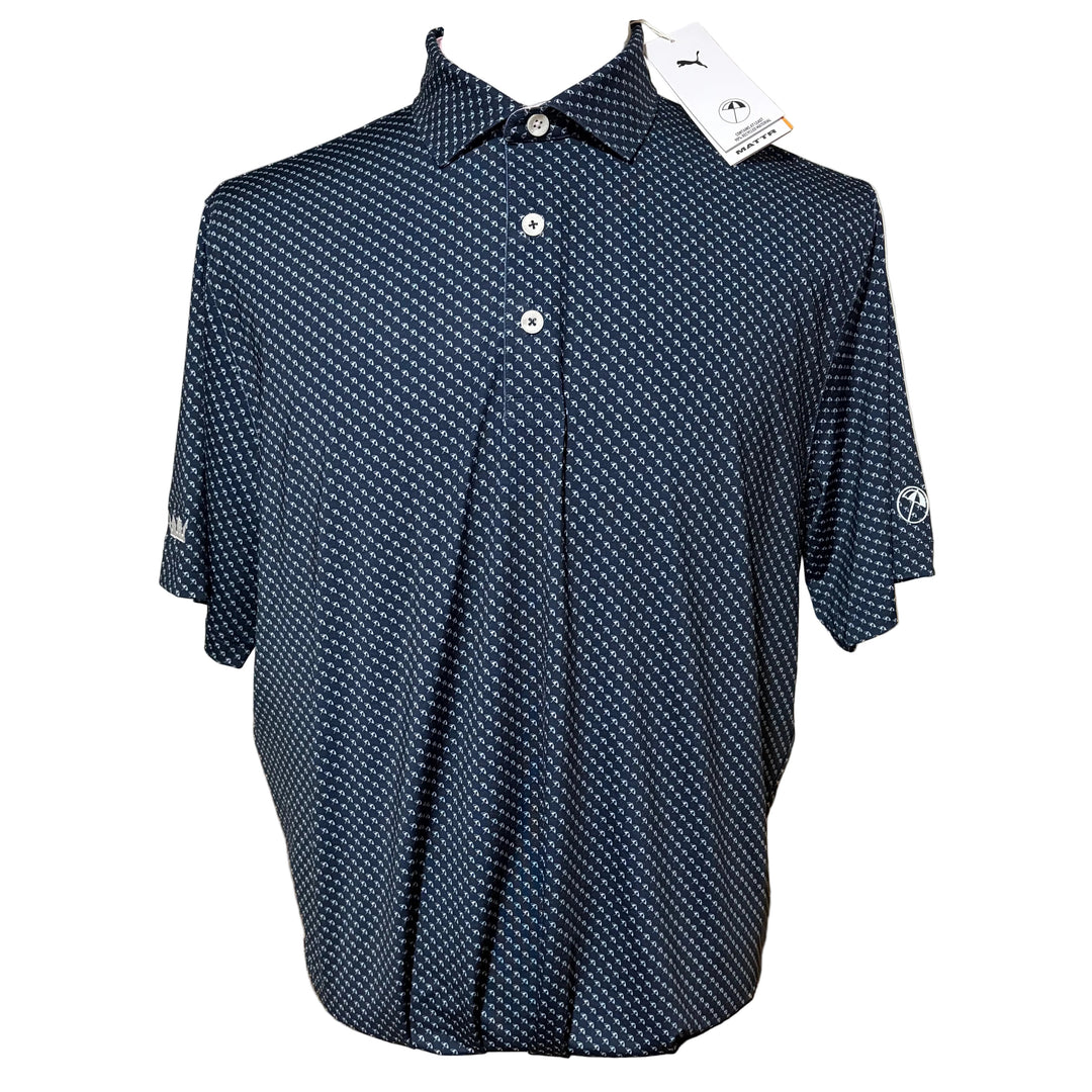 Puma X AP Micro Umbrellas Polo (w/logo) - Deep Navy - Large - Skorzie