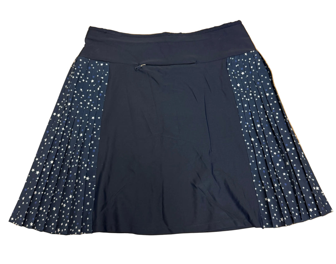 RLX Ralph Women's Pleated Stars Skort - Navy - Skorzie