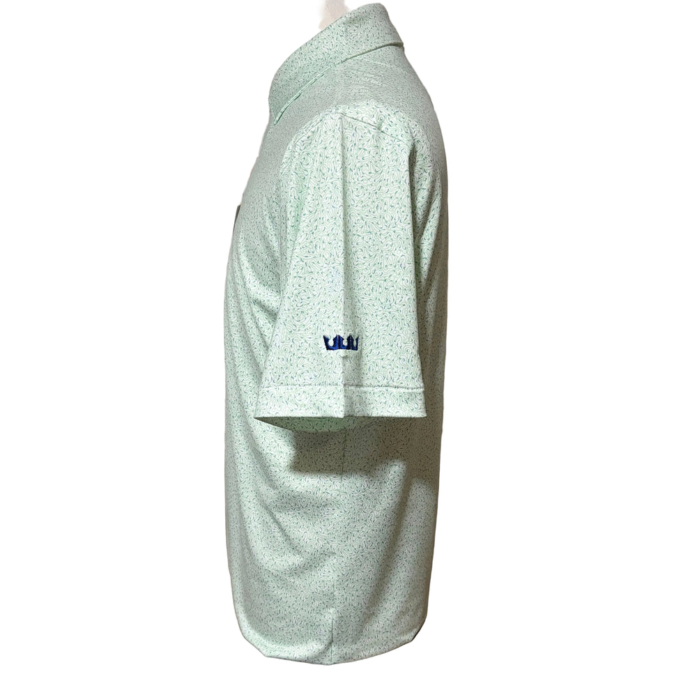 Peter Millar Nautical Notions Jersey Polo (w/logo) - Green - Small - Skorzie