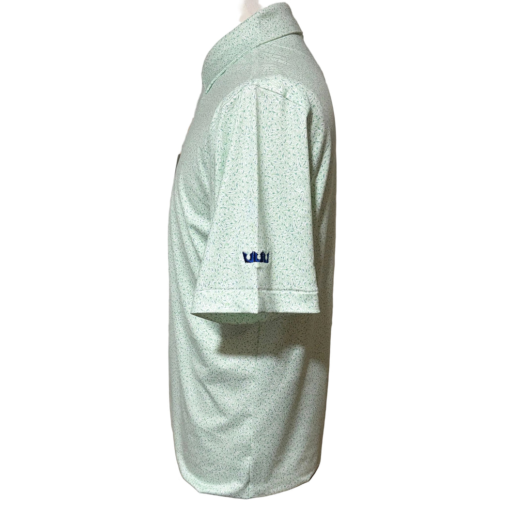 Peter Millar Nautical Notions Jersey Polo (w/logo) - Green - Small - Skorzie