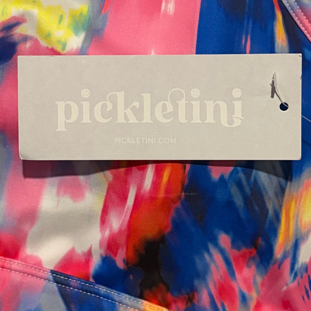 Pickletini Women's Laurie Sports Bra Blurred Floral (FINAL SALE ITEM)