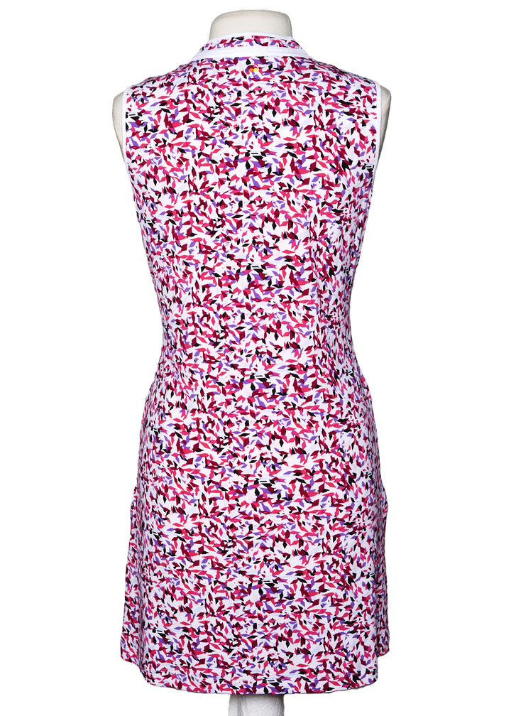 Swing Control Printed Dress - Funfetti Pink - Skorzie