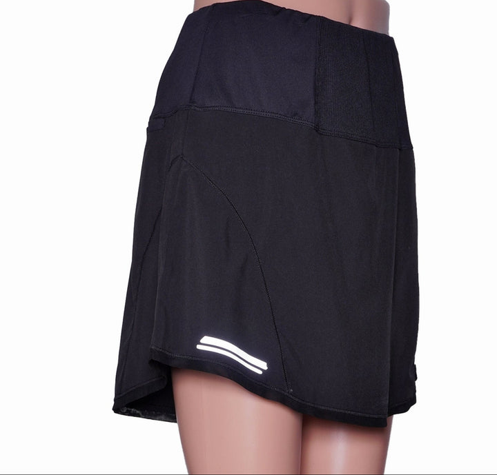Lucky In Love Tech Flight Skort - Black - Skorzie