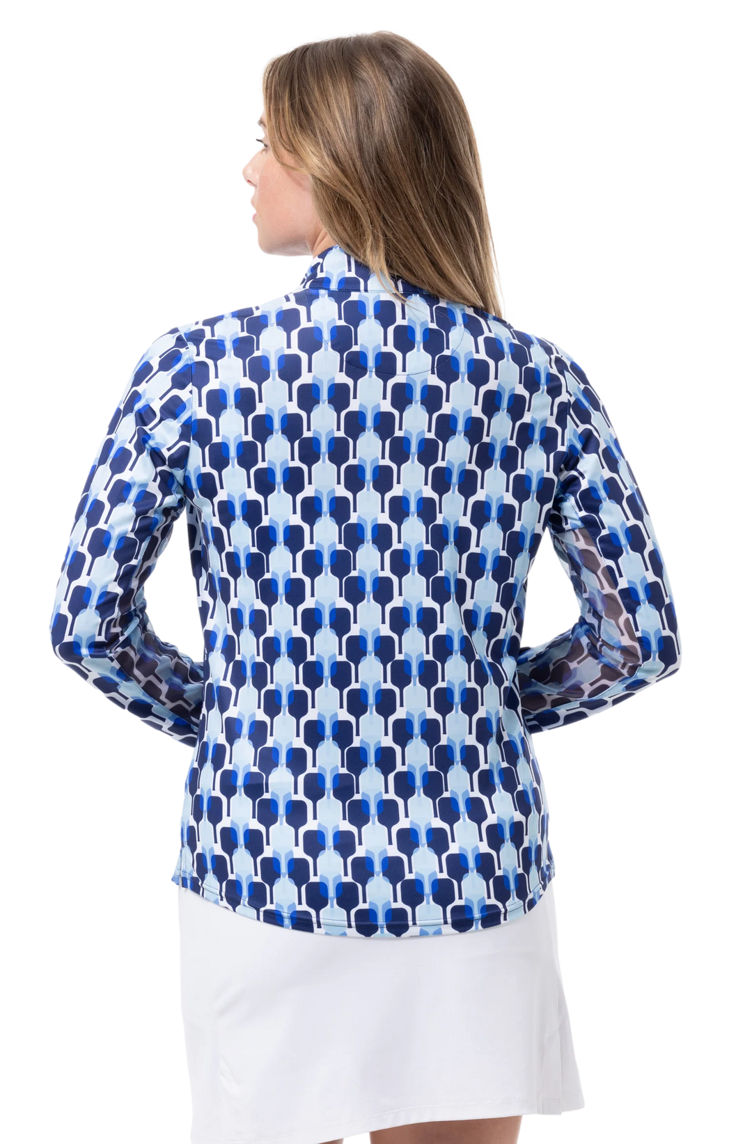 SanSoleil SolCool Print Mock Top  - Paddywack - Skorzie