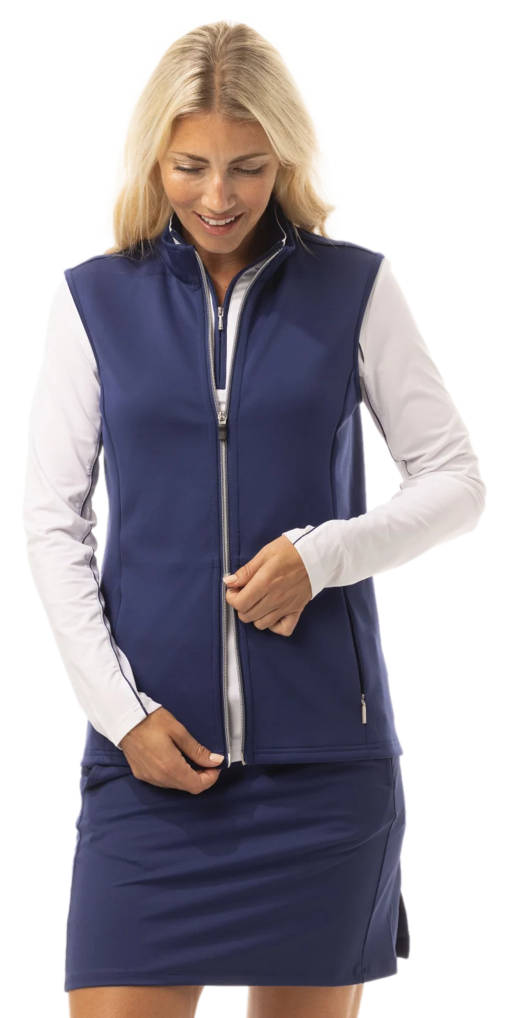 SanSoleil Sol-Layer Vest - Navy