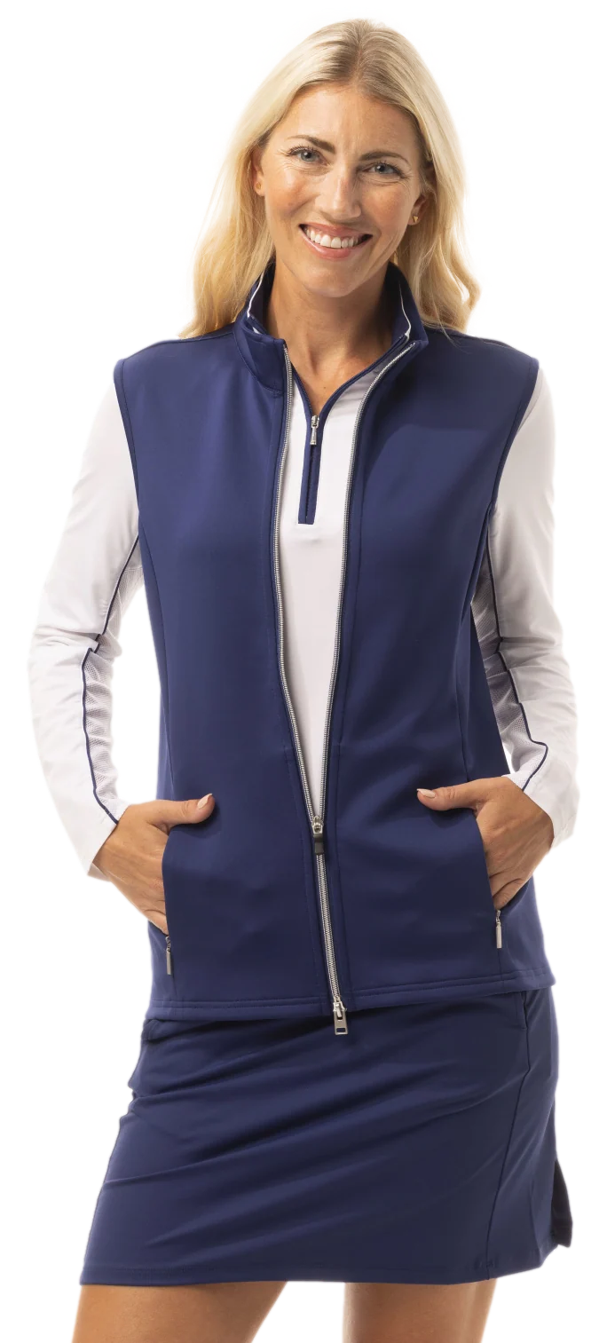 SanSoleil Sol-Layer Vest - Navy