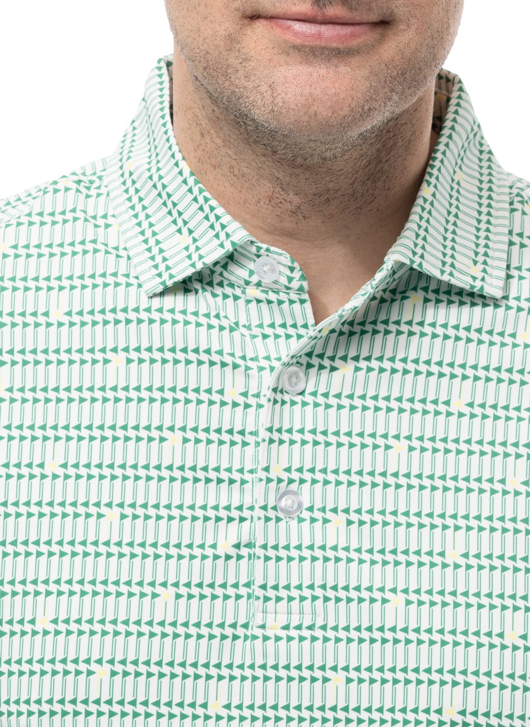 SanSoleil Mens SolTek ICE Short Sleeve Polo - Mastermind Green