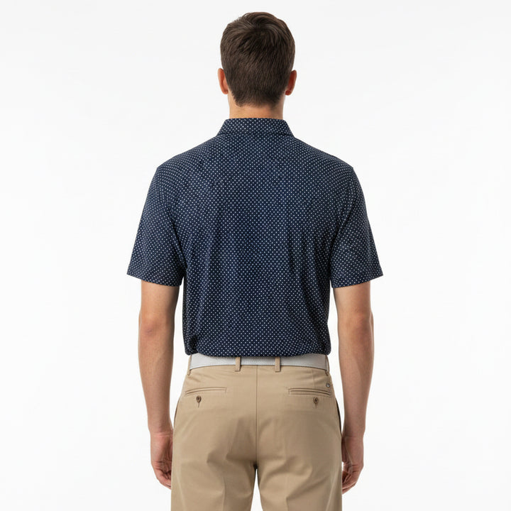 G/FORE Men's Polo Pima Twilight/Chalk Size M