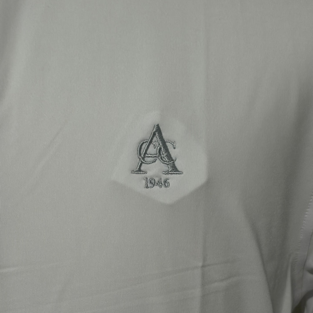 Straight Down Olympic Polo (w/logo) - White - Skorzie