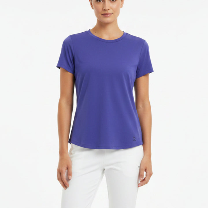 ALWRLD Women's Running Tee ALRN Vent Back Lapis Size XS