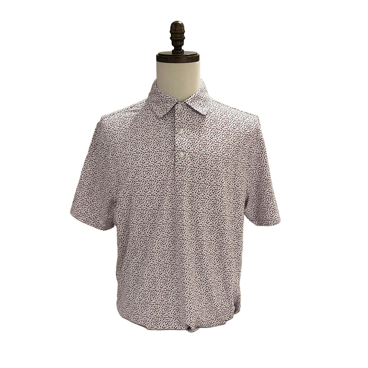 IBKUL Mini Darts Polo - Berry - Large - Skorzie