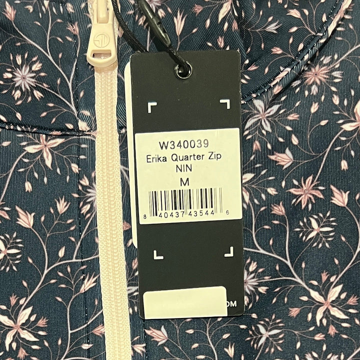 Straight Down Women's Quarter Zip Erika New Indigo Size M