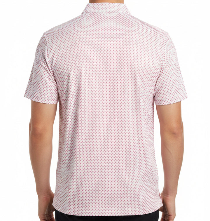 Straight Down Men's Golf Polo Old Glory Shine Size L