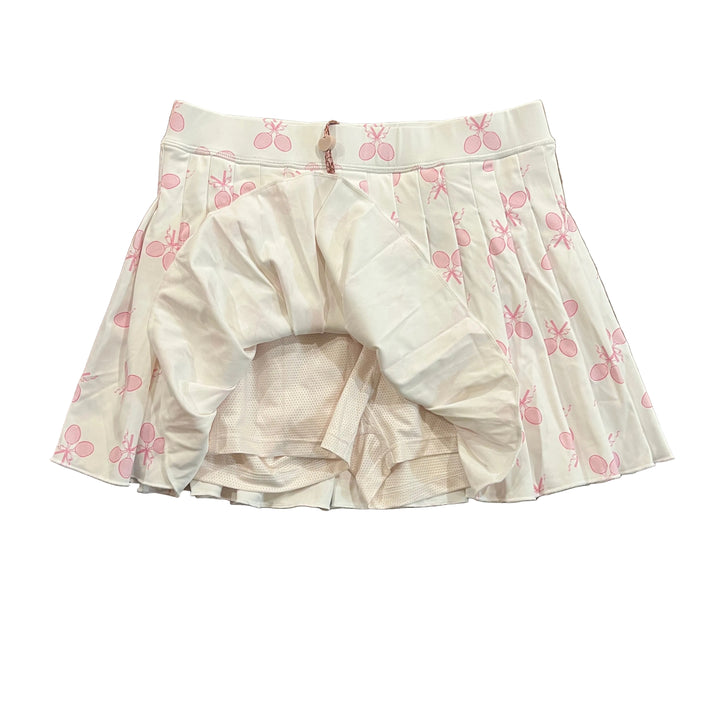 Love Shack Fancy Dancia Printed Active Skort (13") - Victory White - X-Small - Skorzie