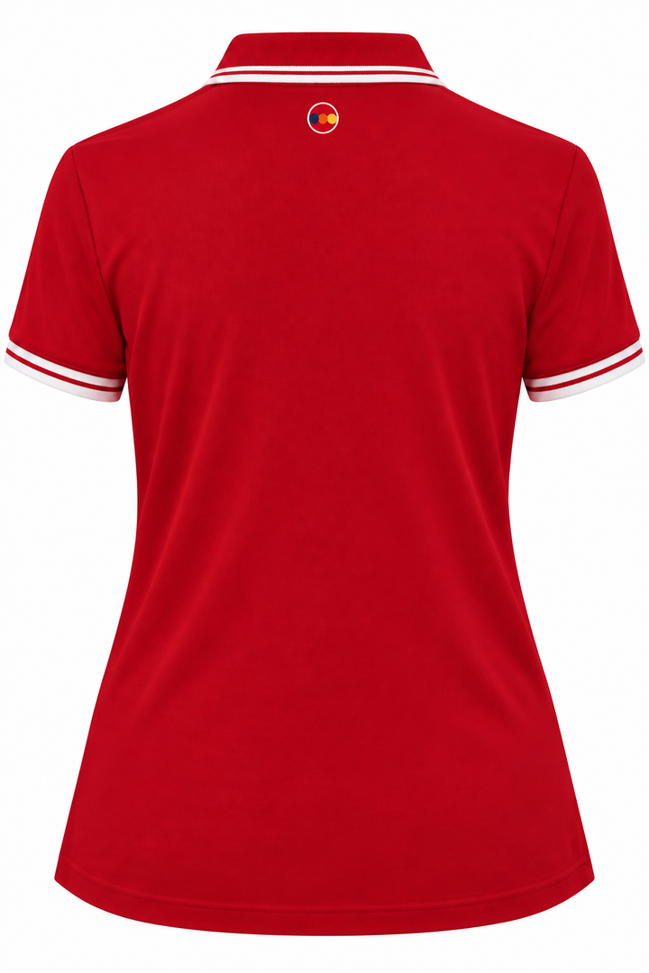 Swing Control Pique Short Sleeve Polo - Red