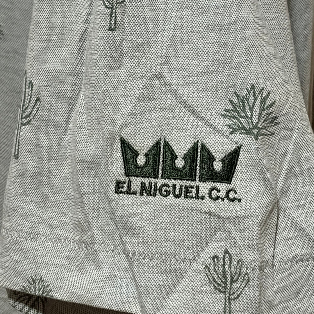 Linksoul Astoria Printed Polo (w/logo) - Light Anchor Oak - XX-Large - Skorzie