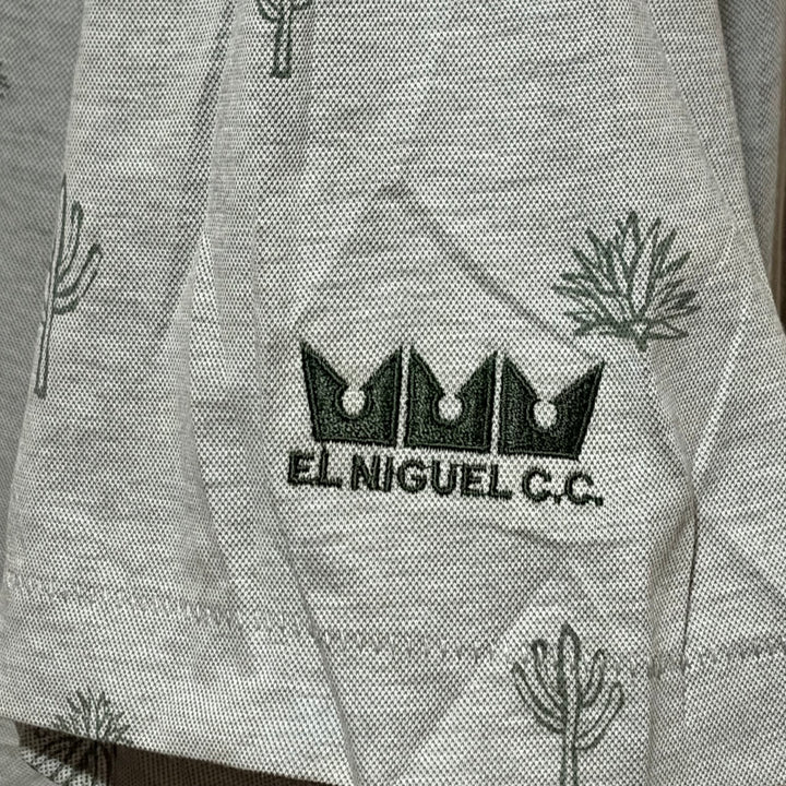 Linksoul Astoria Printed Polo (w/logo) - Light Anchor Oak - XX-Large - Skorzie