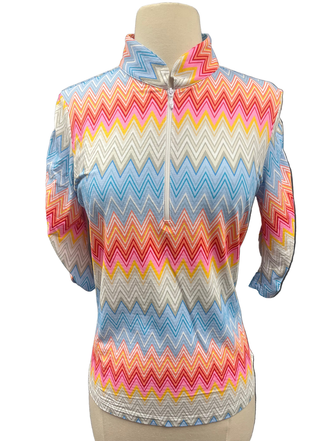 IBKUL Half Sleeve Top - Multicolored -  Small - Skorzie