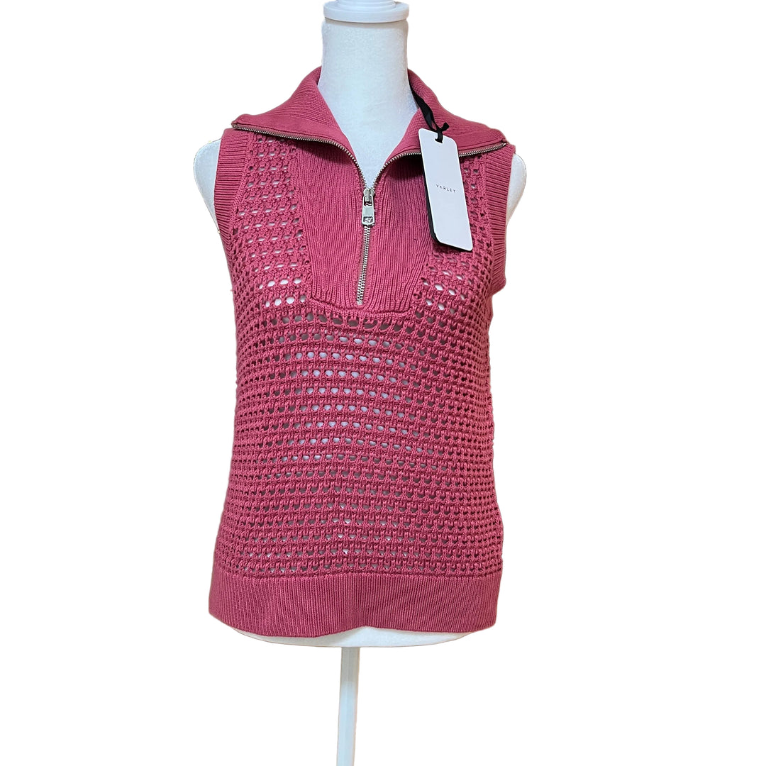 Varley Bains 1/2 Zip Tank - Rose - Small - Skorzie