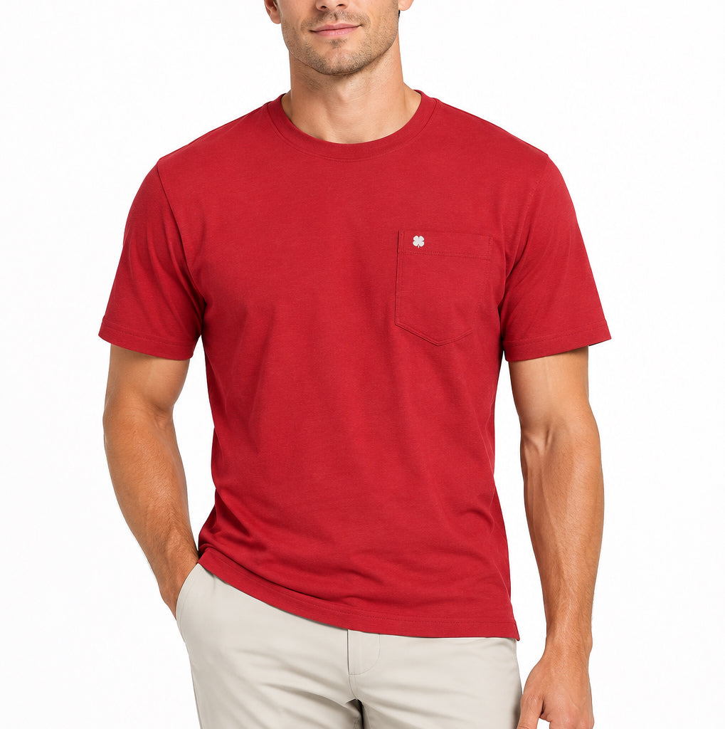 Black Clover Men's Luxe S/S Tee Pomegranate Size L (FINAL SALE ITEM)