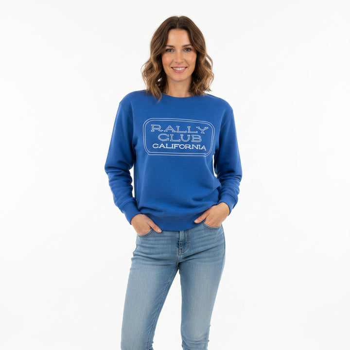 Rally Club Women's Sweatshirt "Rally Club California" Ocean
